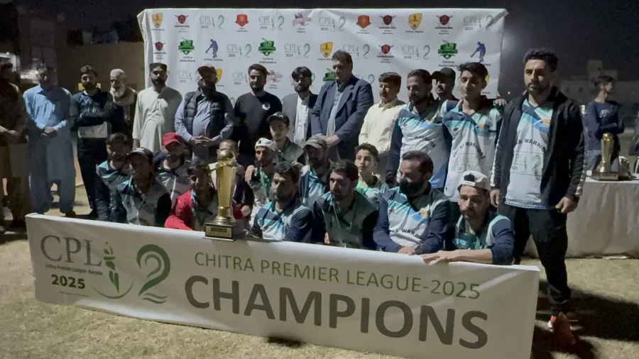 Chitra Warriors, CPL 2025 champions, with the trophy